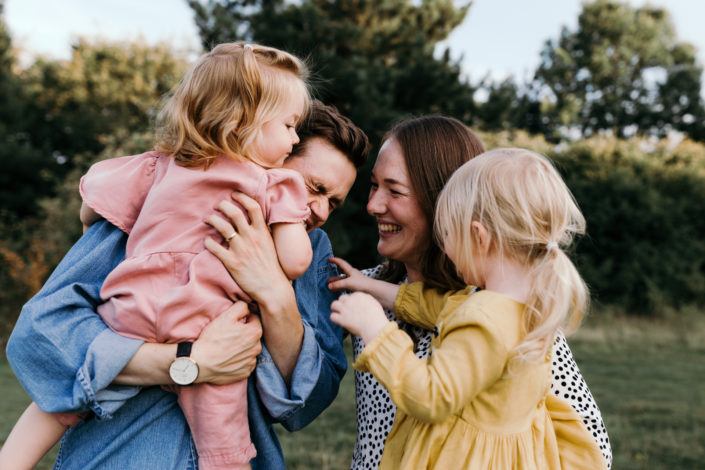 Family tickles. Family happiness. Family lifestyle Photography in Basingstoke. Hampshire. Ewa Jones Photography
