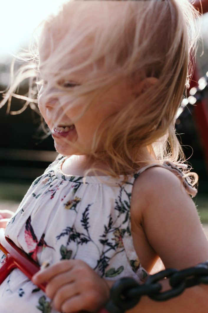 Girl on the swing by Ewa Jones Photography