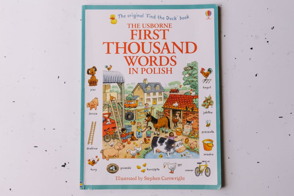 The First thousand words in polish book.30 books to read for 0-5 year old - Part 2. Ewa Jones Photography