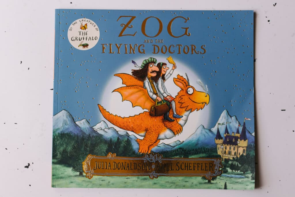 Zog and the flying doctors book. 30 books to read for 0-5 year old - Part 2. Ewa Jones Photography