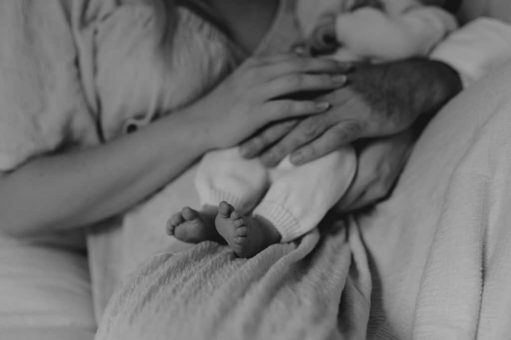 Newborn photo shoot in London-12 Close up of newborn baby feet. Candid photography. Hampshire newborn photographer. Basingstoke newborn photographer. Ewa Jones Photography