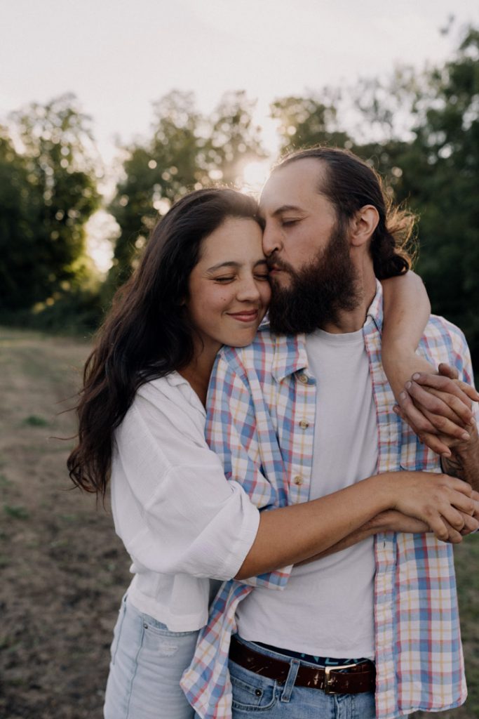 Couple is enjoying their outside photo shoot. Hampshire photographer. Ewa Jones Photography